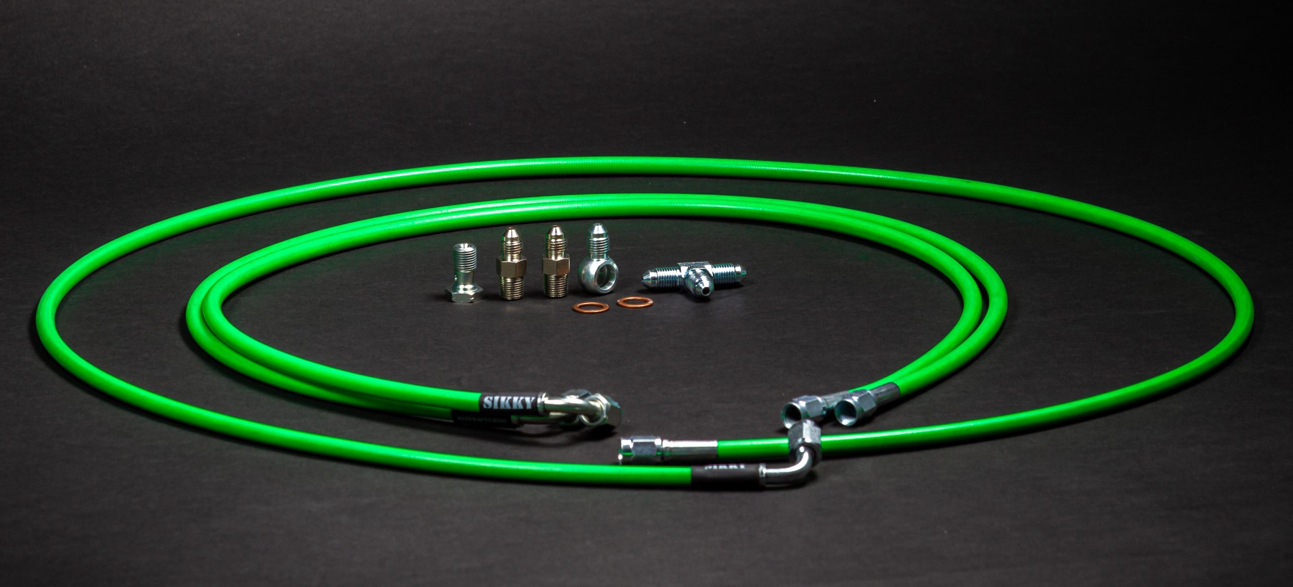 E36 Hydrualic Handbrake Dual Caliper Line Kit Reverse Mount SIKKY