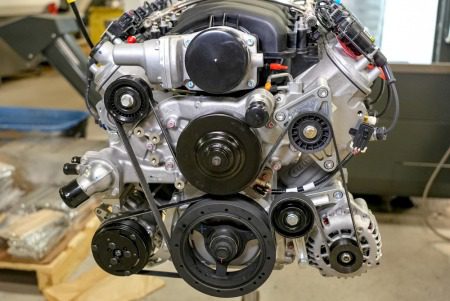 LS front accessory drive kit designed for LS engine swaps